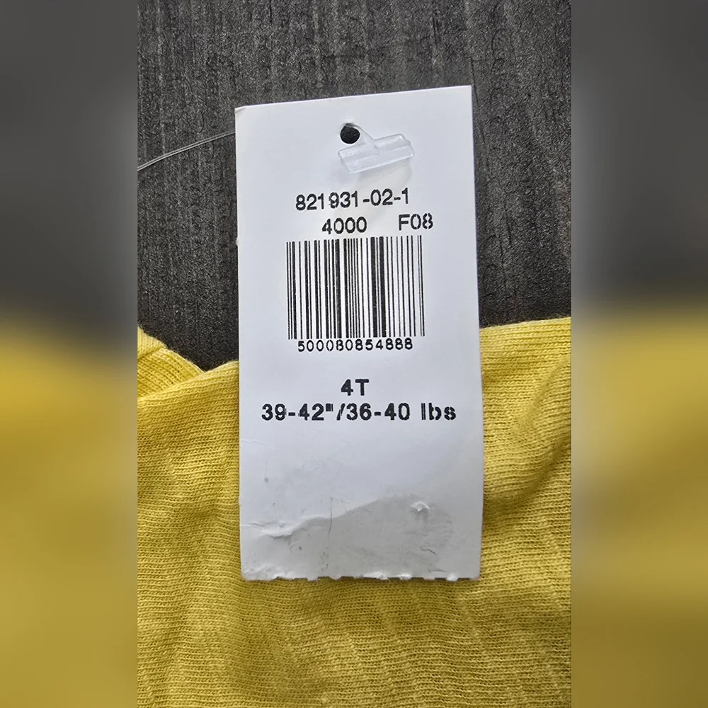 Old Navy Girls Yellow Dress Size 4T Cotton NWT Fit & Flare